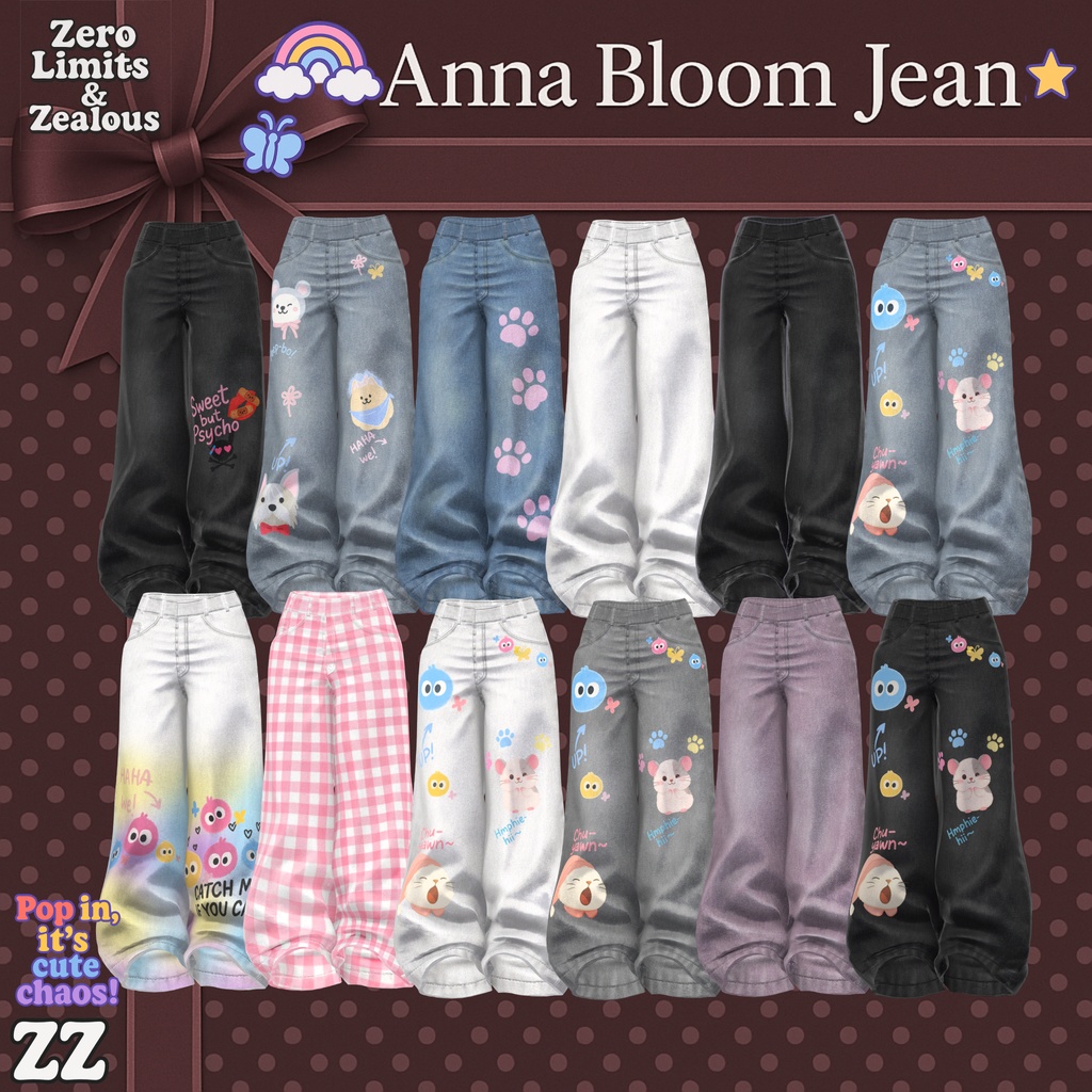 Anna Bloom Jean (11アバター対応)