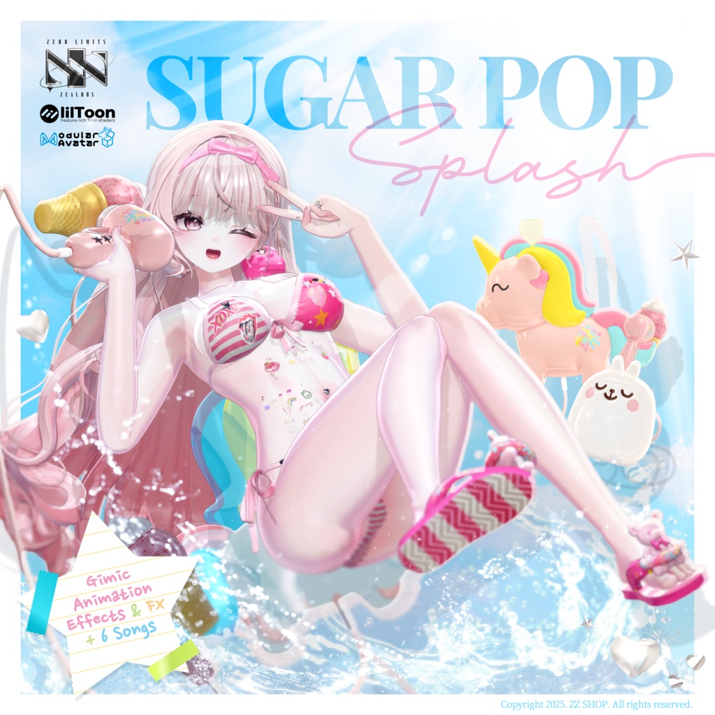 Sugar Pop Splsash(10アバター対応) 🔥SALE🔥
