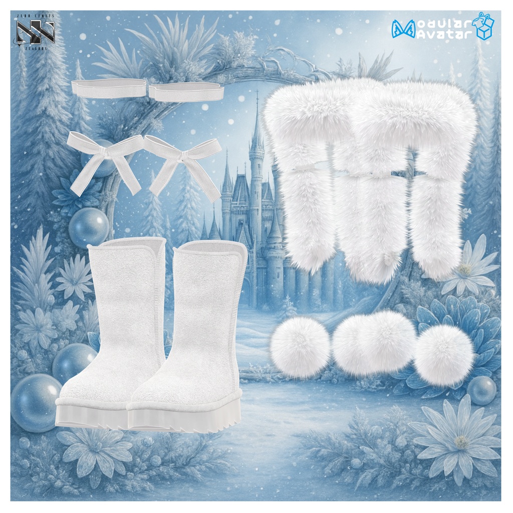Alice in Winterland Boots(13アバター対応)🔥SALE🔥