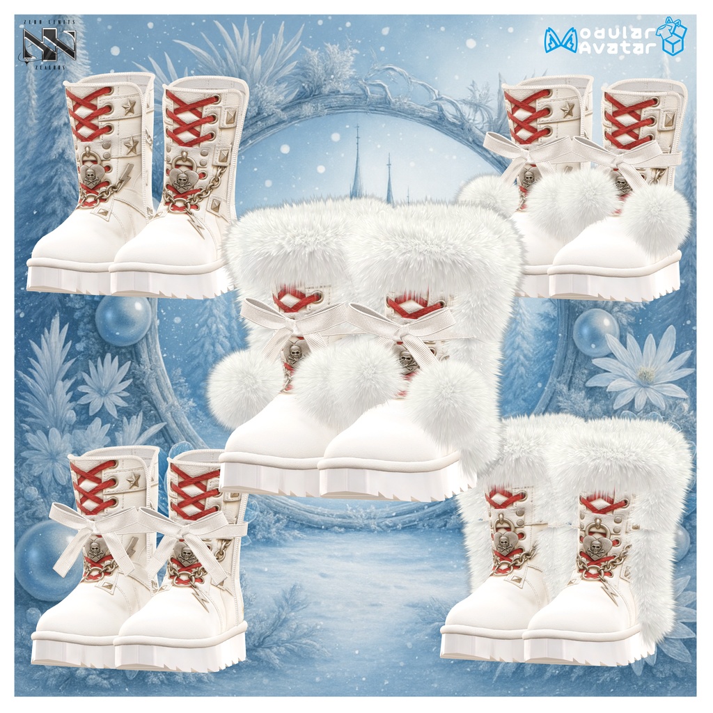 Alice in Winterland Boots(13アバター対応)🔥SALE🔥