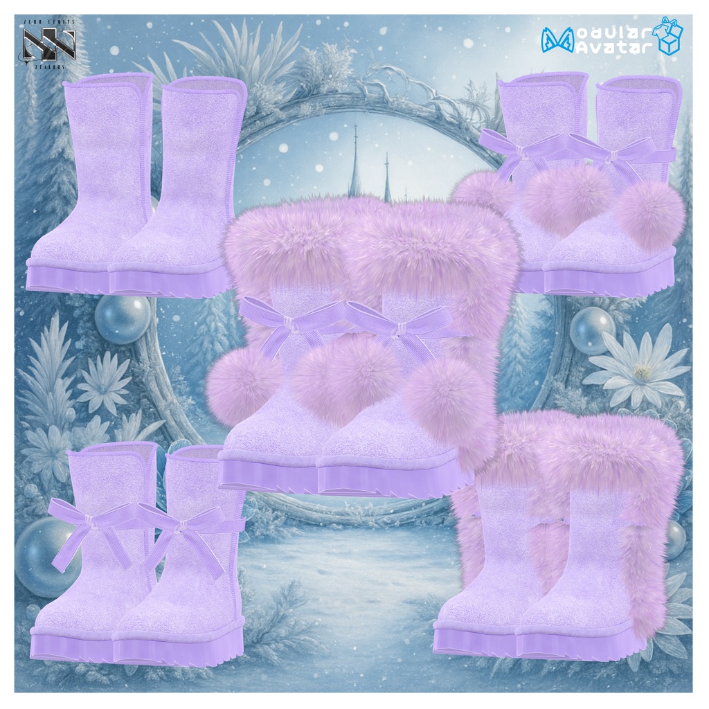 Alice in Winterland Boots(13アバター対応)🔥SALE🔥