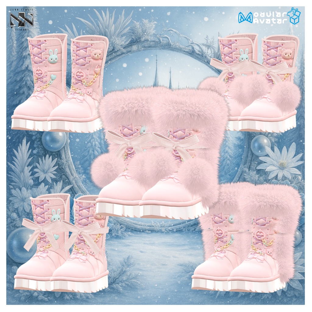 Alice in Winterland Boots(13アバター対応)🔥SALE🔥