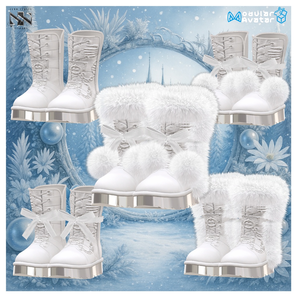 Alice in Winterland Boots(13アバター対応)🔥SALE🔥