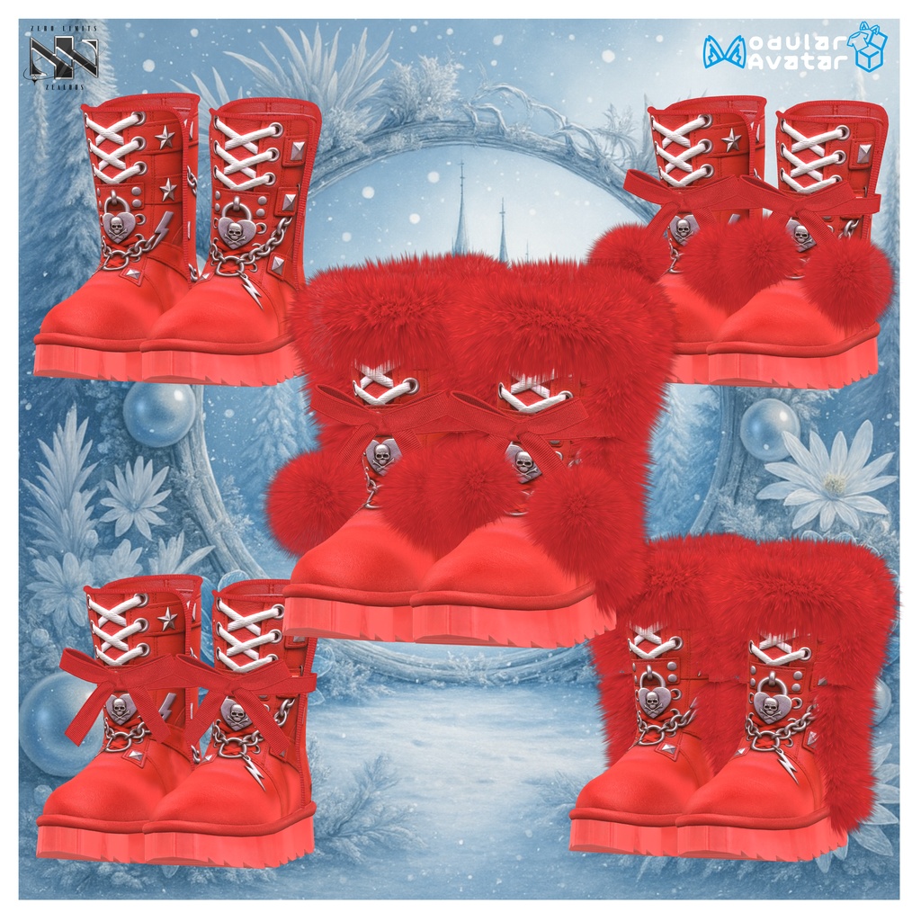 Alice in Winterland Boots(13アバター対応)🔥SALE🔥