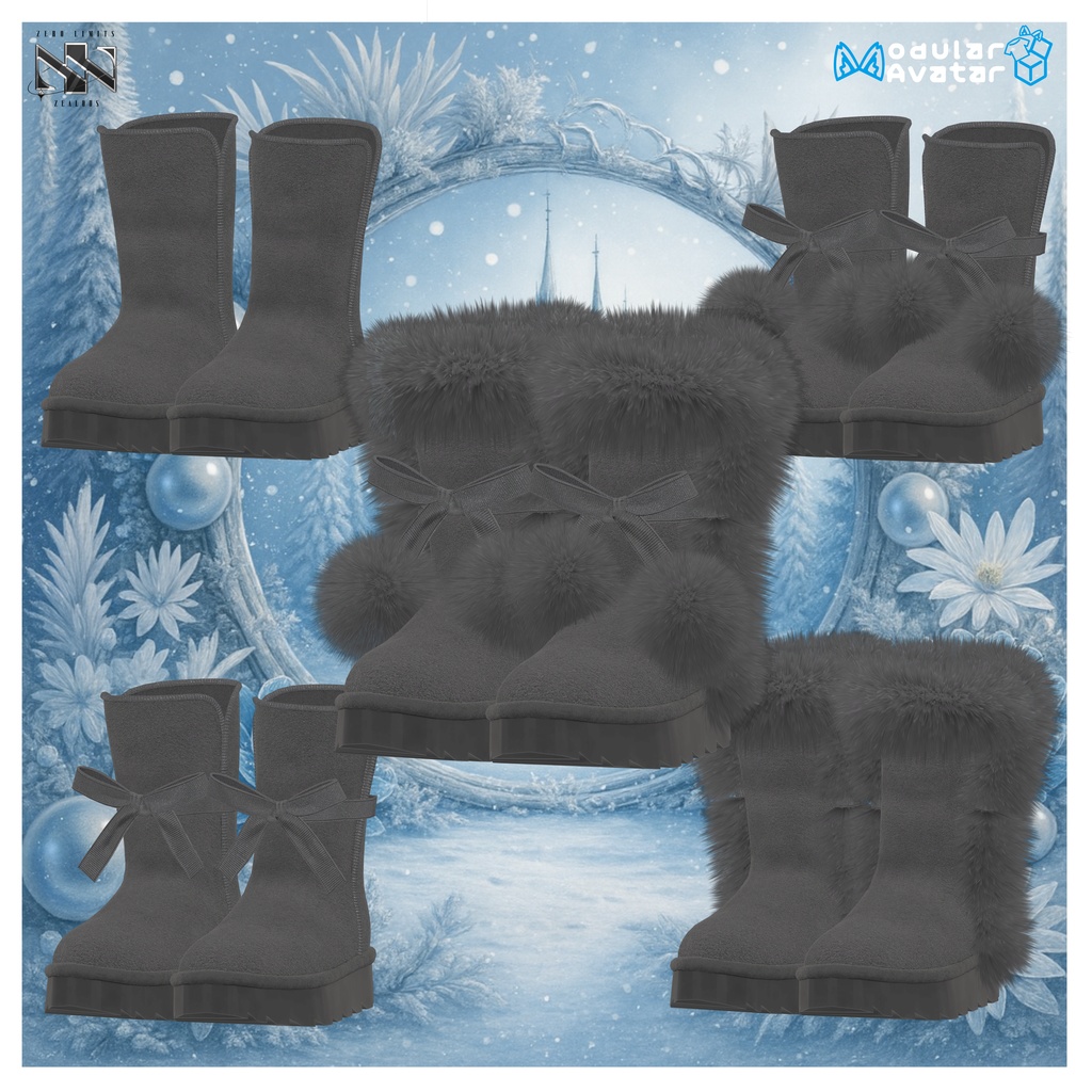 Alice in Winterland Boots(13アバター対応)🔥SALE🔥