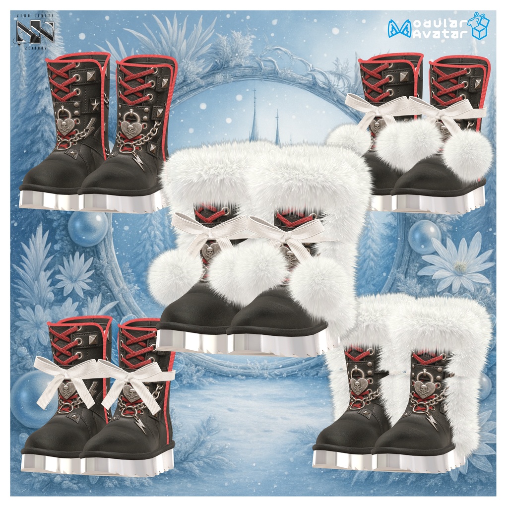 Alice in Winterland Boots(13アバター対応)🔥SALE🔥