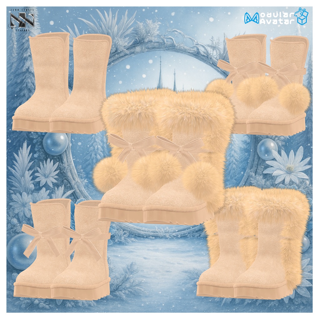 Alice in Winterland Boots(13アバター対応)🔥SALE🔥