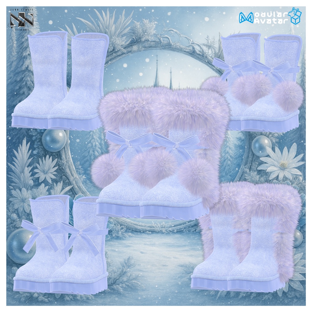 Alice in Winterland Boots(13アバター対応)🔥SALE🔥