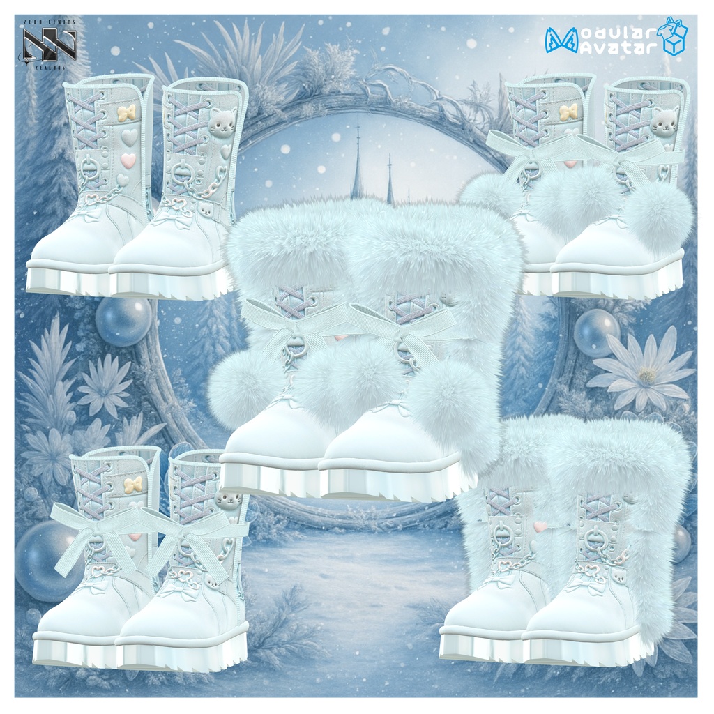 Alice in Winterland Boots(13アバター対応)🔥SALE🔥