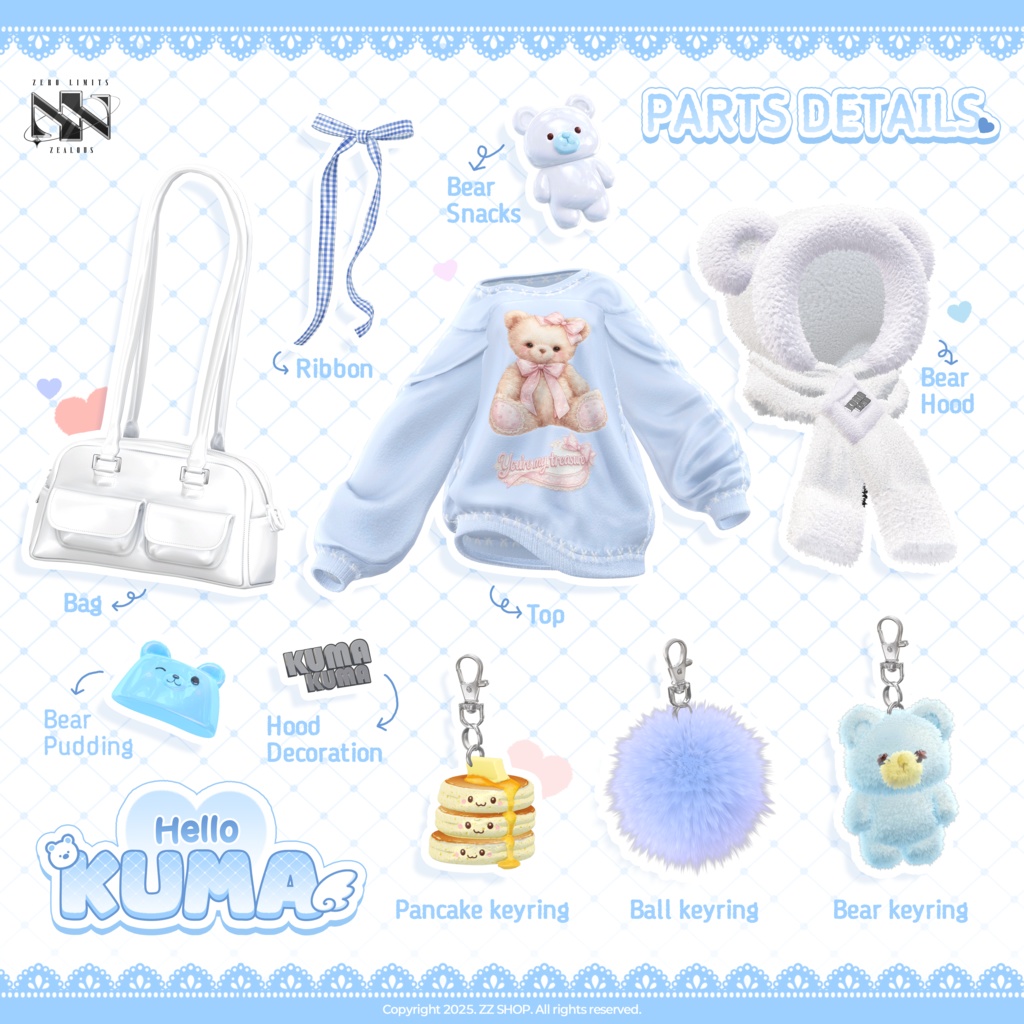 Hello Kuma(10アバター対応)🔥SALE🔥