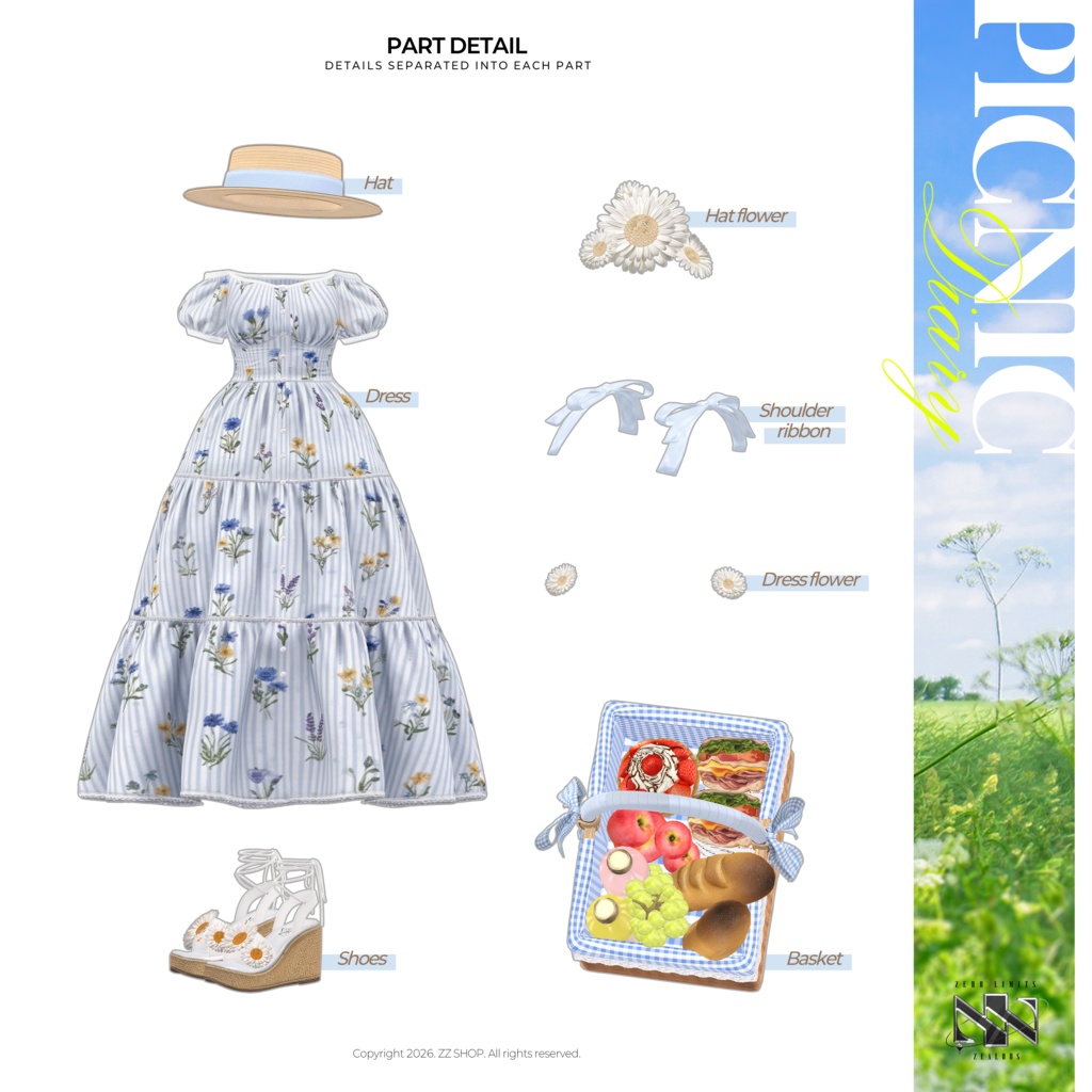 Picnic Diary(11アバター対応)🔥SALE🔥