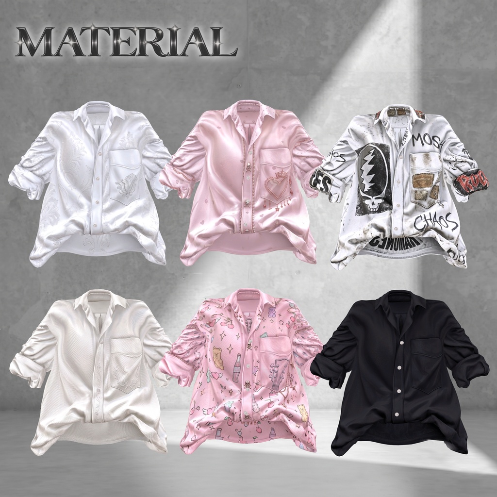 Oversized Shirt(12アバター対応)🔥SALE🔥