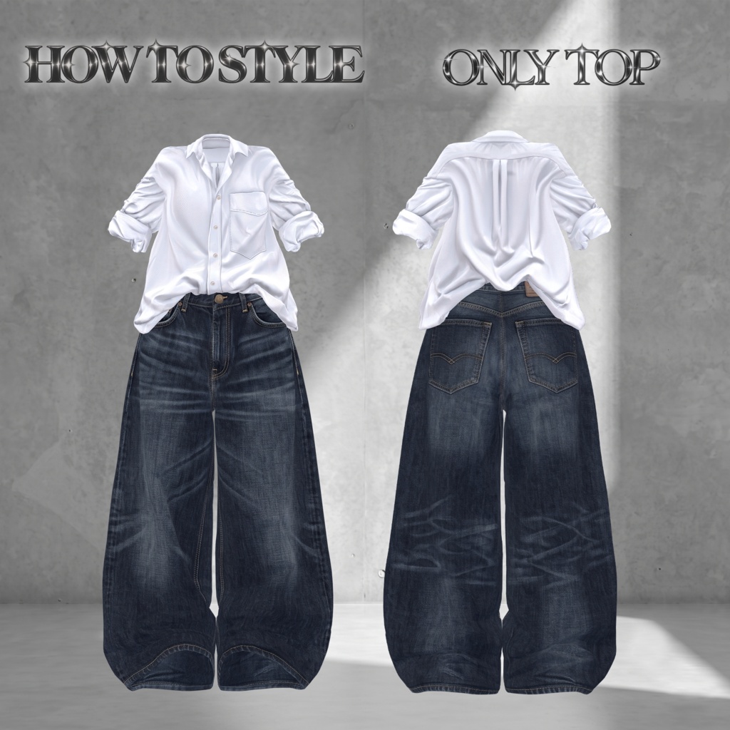 Oversized Shirt(12アバター対応)🔥SALE🔥