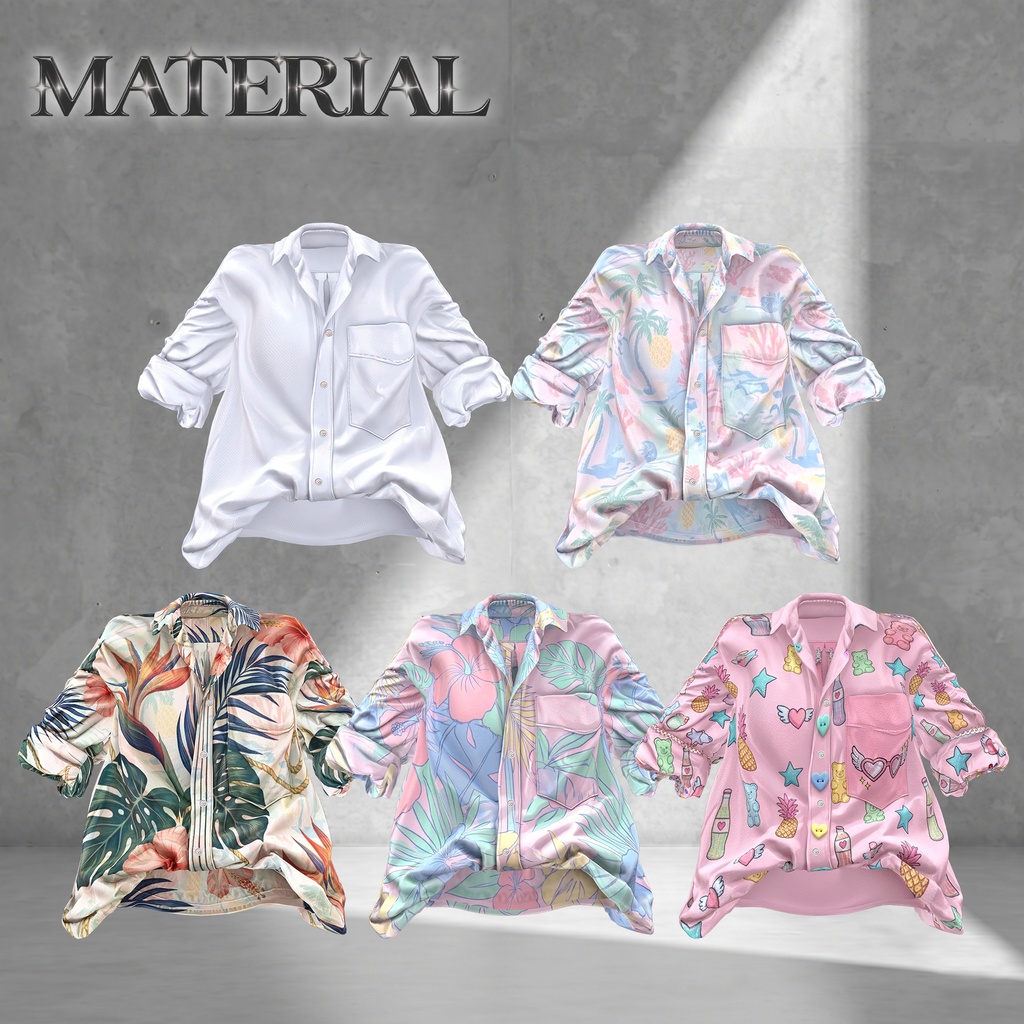 Oversized Shirt(12アバター対応)🔥SALE🔥