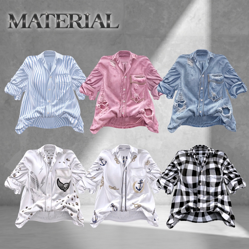 Oversized Shirt(12アバター対応)🔥SALE🔥