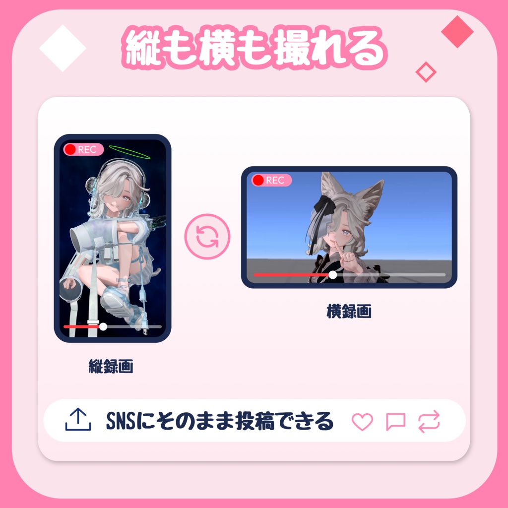 【25%OFFセール中】VRChatのカメラで録画できるPCアプリ「VRCMovieOut」【アバター改変・OBS不要】