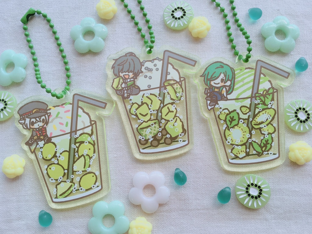 クリームソーダアクキー