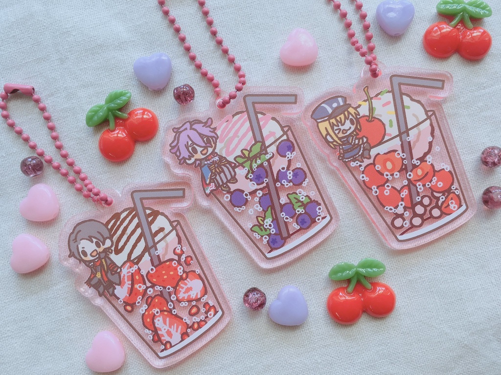 クリームソーダアクキー