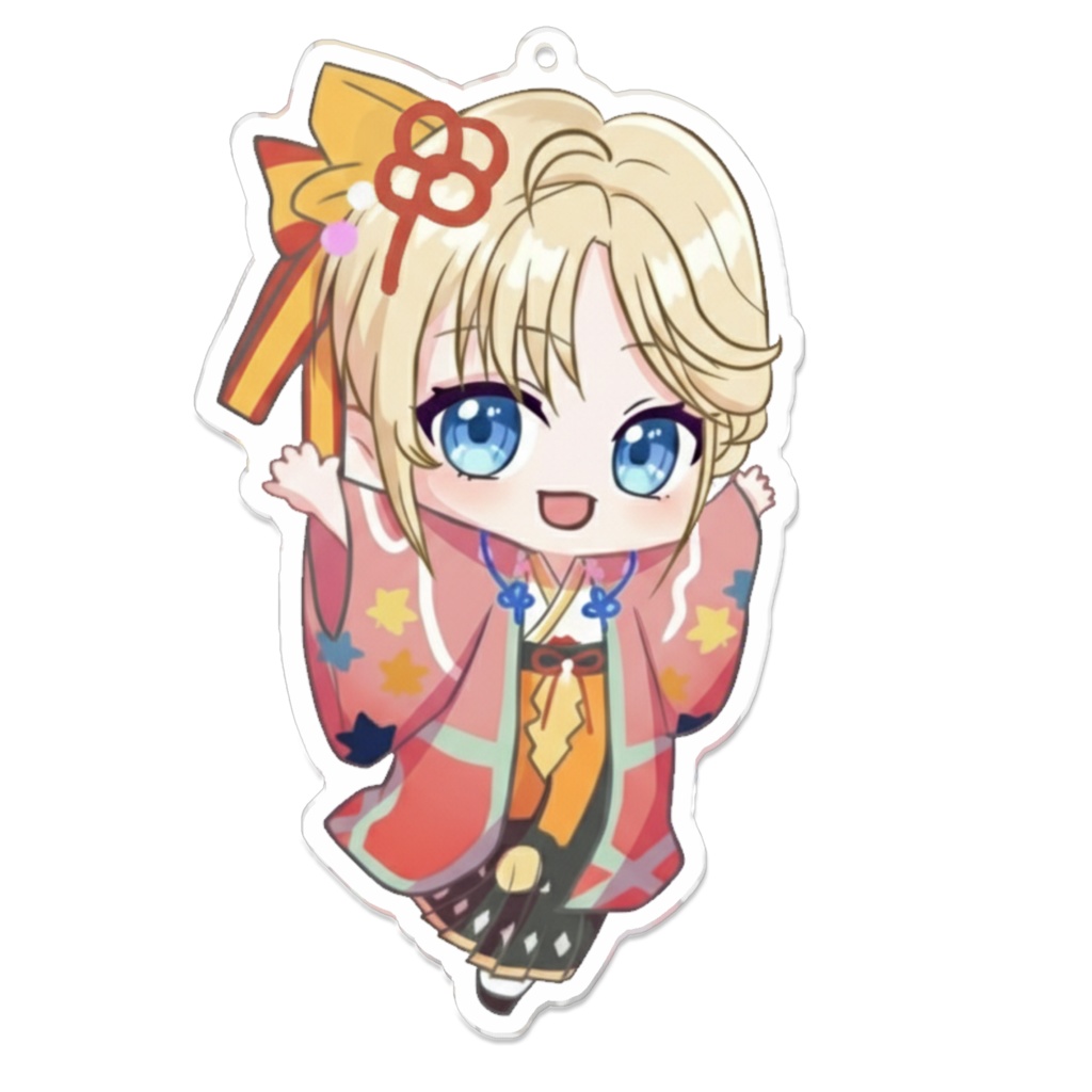 アクリルキーホルダー矢白