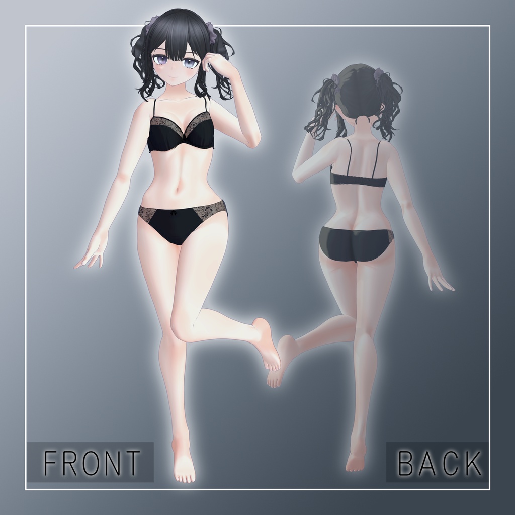 『夜花』-YORUKA-【オリジナル3Dモデル】