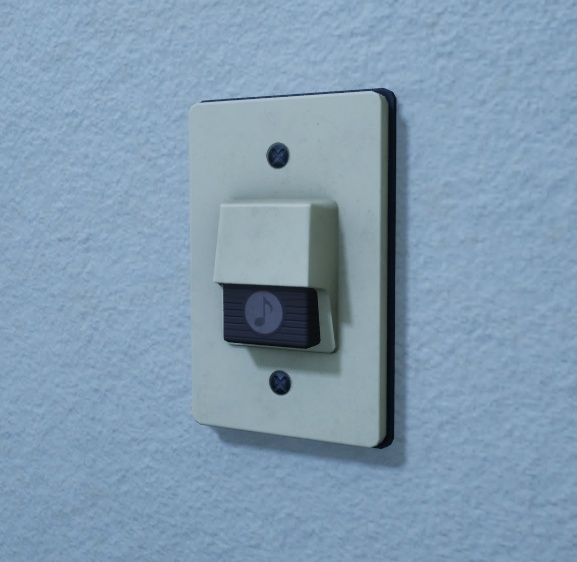 【3Dモデル】昭和レトロ 玄関 チャイム / Japanese Apartment Door Chime