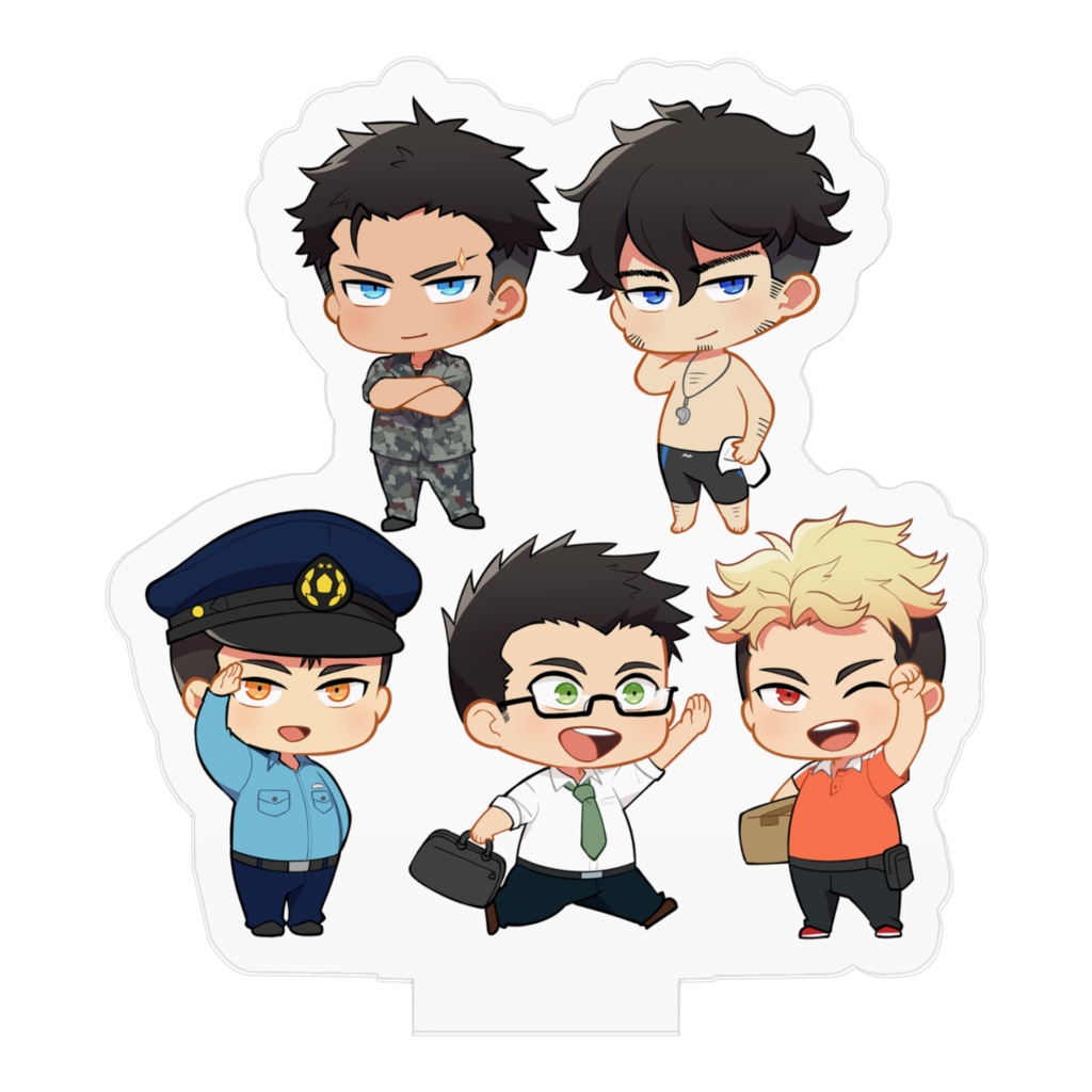 神崎五兄弟アクリルフィギュア