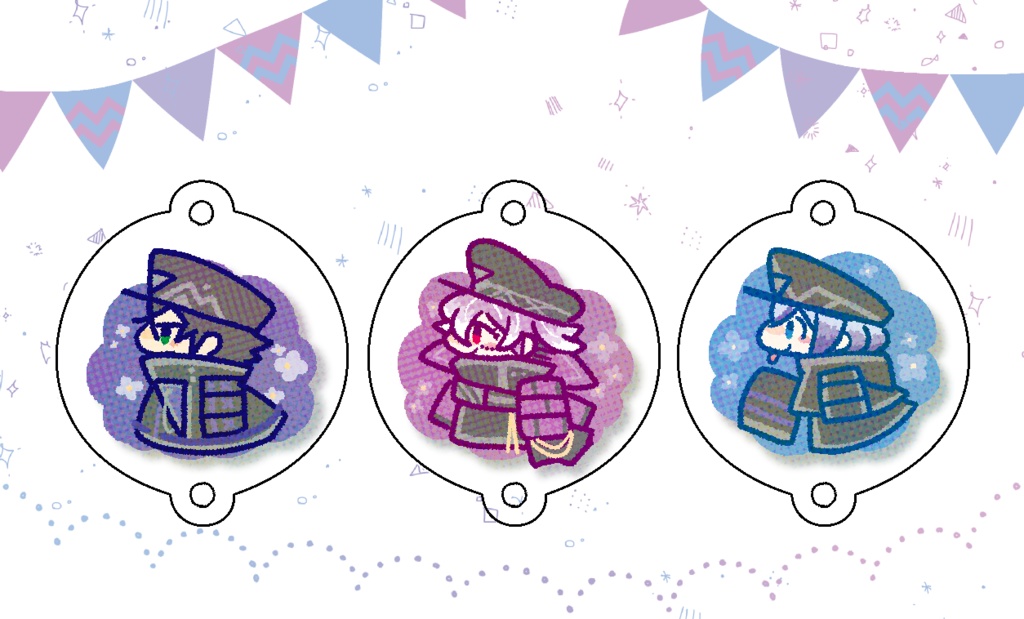 アクキー兼アンブレラマーカーセット