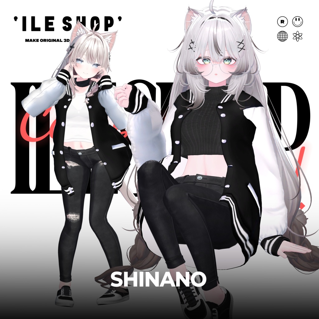 【13アバター対応】 🖤✨Campus Rebel ✨🖤