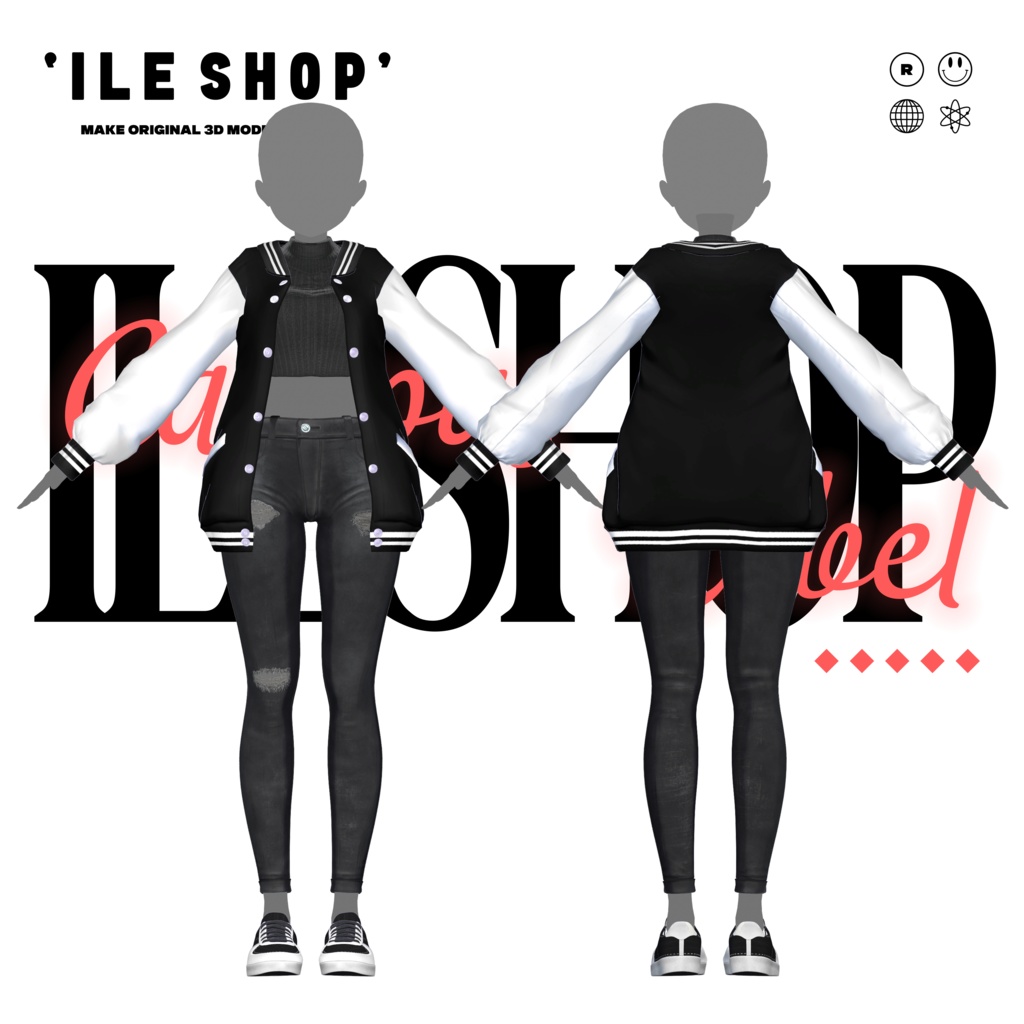 【13アバター対応】 🖤✨Campus Rebel ✨🖤