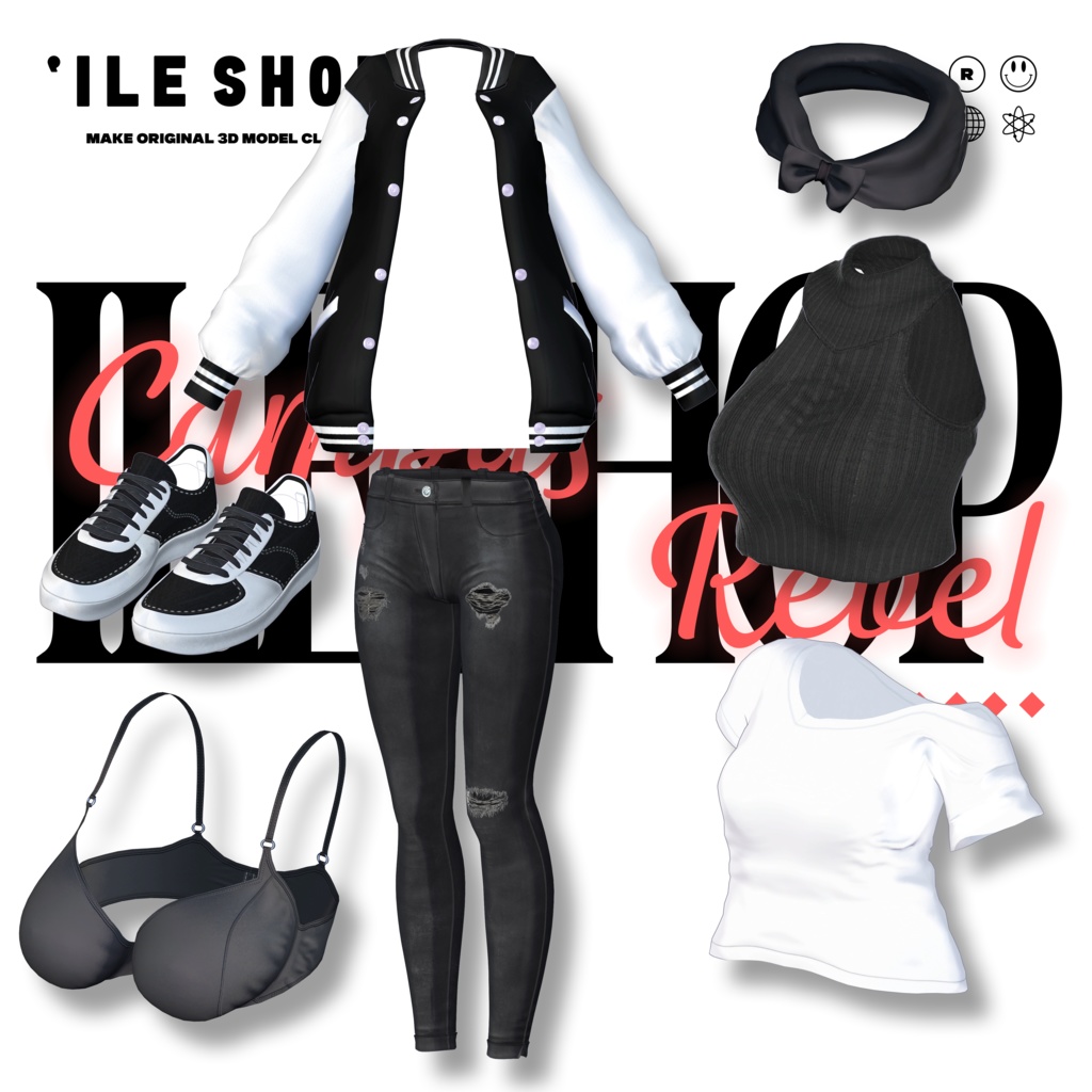 【13アバター対応】 🖤✨Campus Rebel ✨🖤