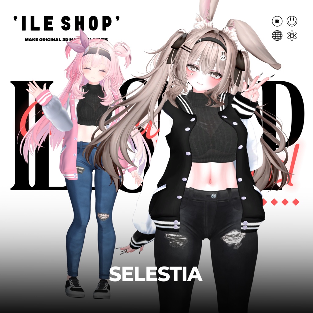 【13アバター対応】 🖤✨Campus Rebel ✨🖤