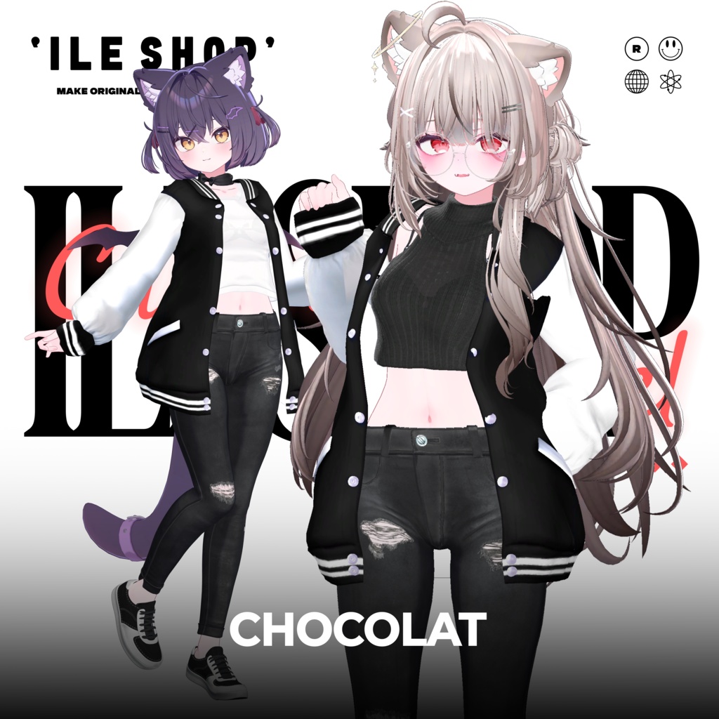 【13アバター対応】 🖤✨Campus Rebel ✨🖤