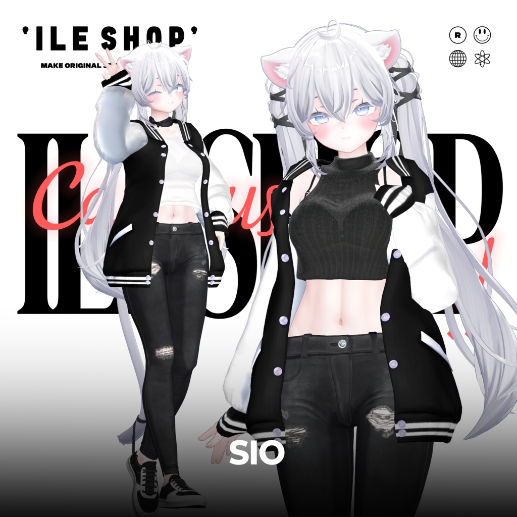 【13アバター対応】 🖤✨Campus Rebel ✨🖤