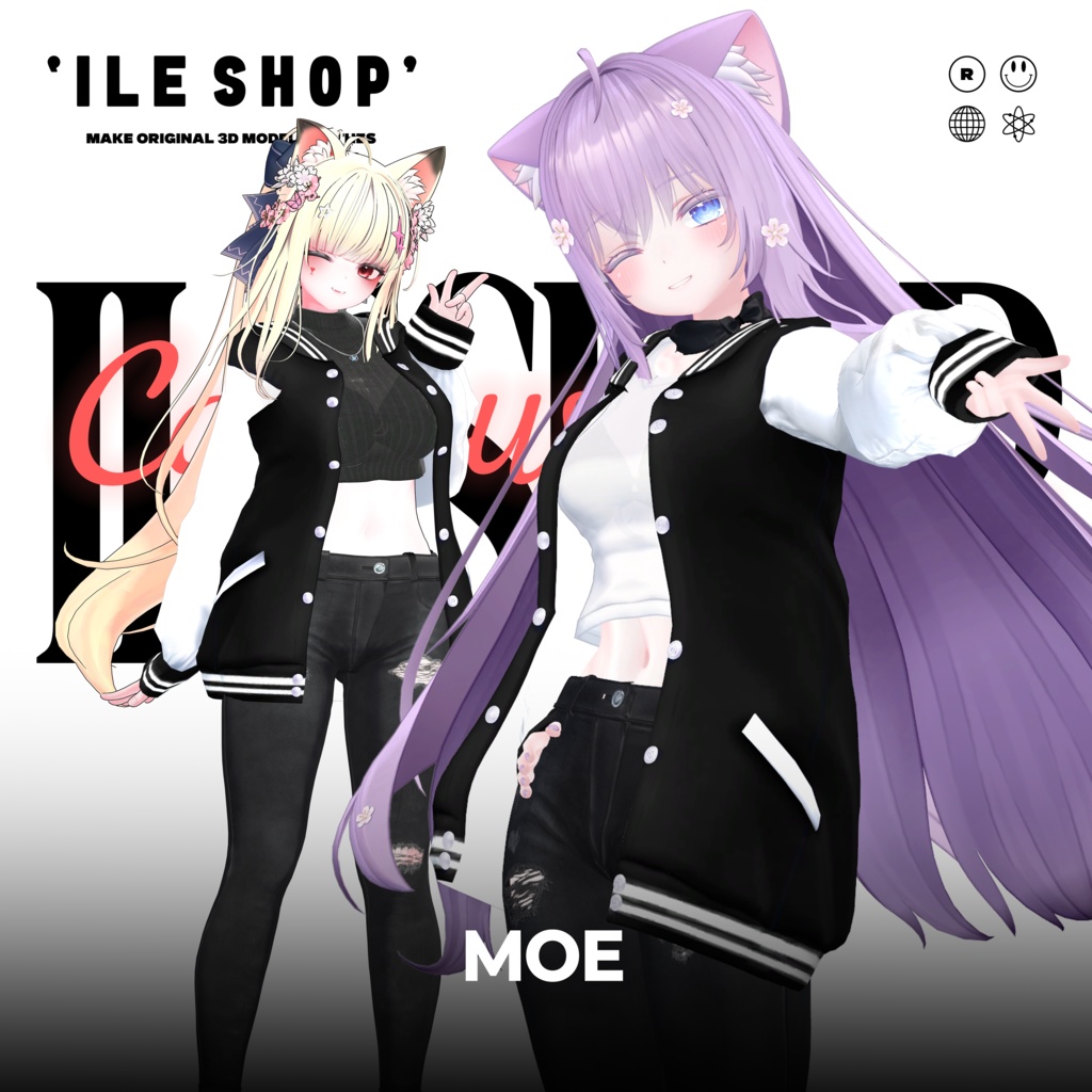 【13アバター対応】 🖤✨Campus Rebel ✨🖤