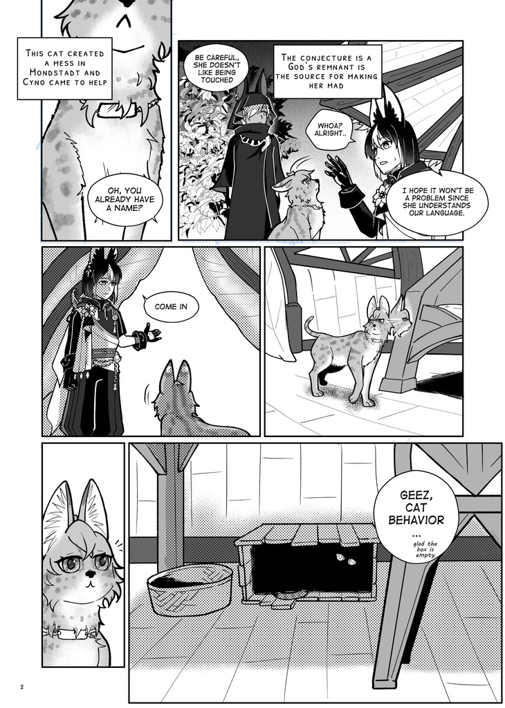 Forest Ranger and Singular Cat - Tighnari x Collei - EN/JP