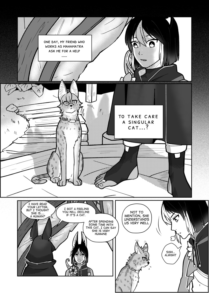 Forest Ranger and Singular Cat - Tighnari x Collei - EN/JP