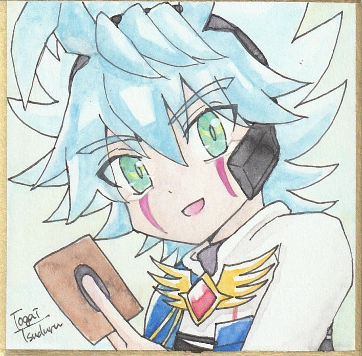 豆色紙原画(ユウディアス・ズウィージョウ)