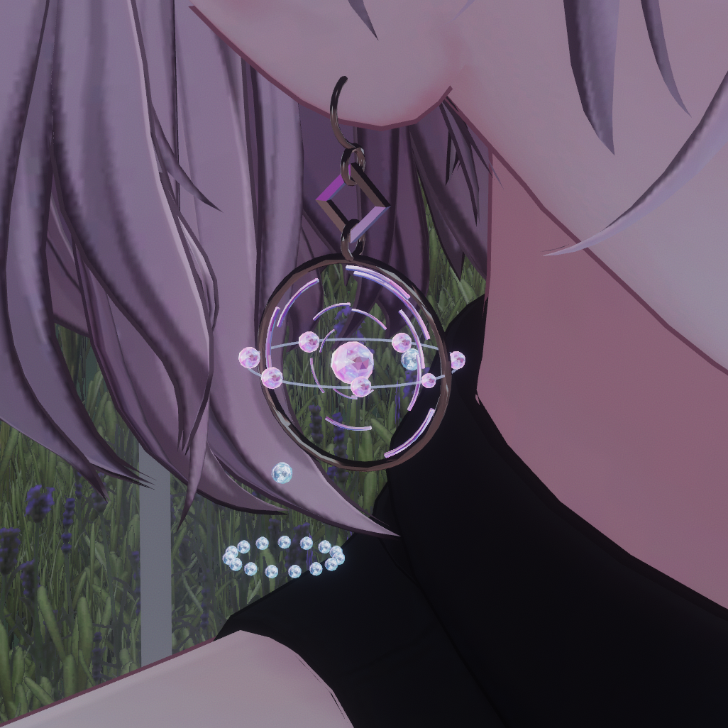【VRChat】circle Earring [MA対応] - ayx - BOOTH