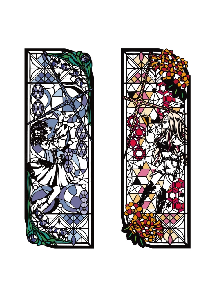 Étoile de verre クリアしおり（秦谷美鈴/十王星南 セット）