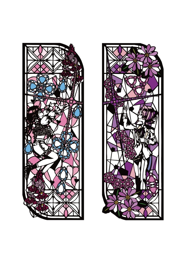 Étoile de verre クリアしおり（姫崎莉波/有村麻央 セット）