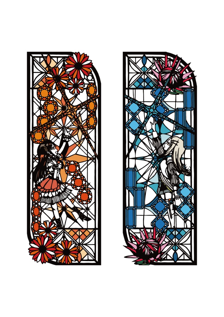 Étoile de verre クリアしおり（倉本千奈/篠澤広 セット）