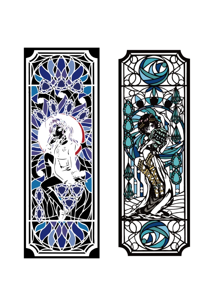 Le cadeau de la déesse 根緒亜紗里&Éclipse de soleil 賀陽燐羽 しおりセット