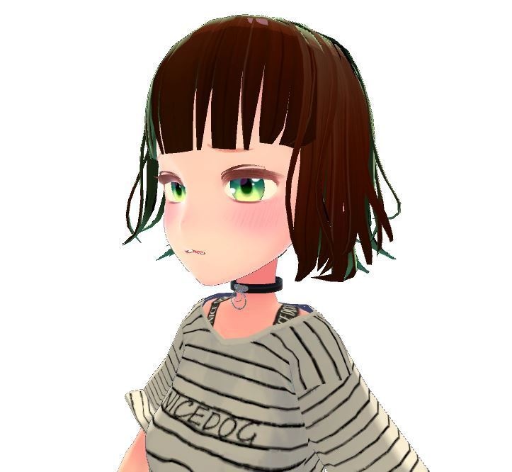 切りっぱなしボブカット