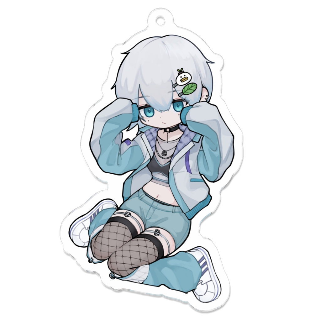 ほわほわ葉山 アクキー70×70mm