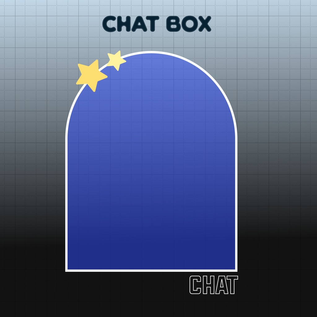 Flower & Star Color Stream Bundle | Animated Stream Overlays Background + Chat Frame