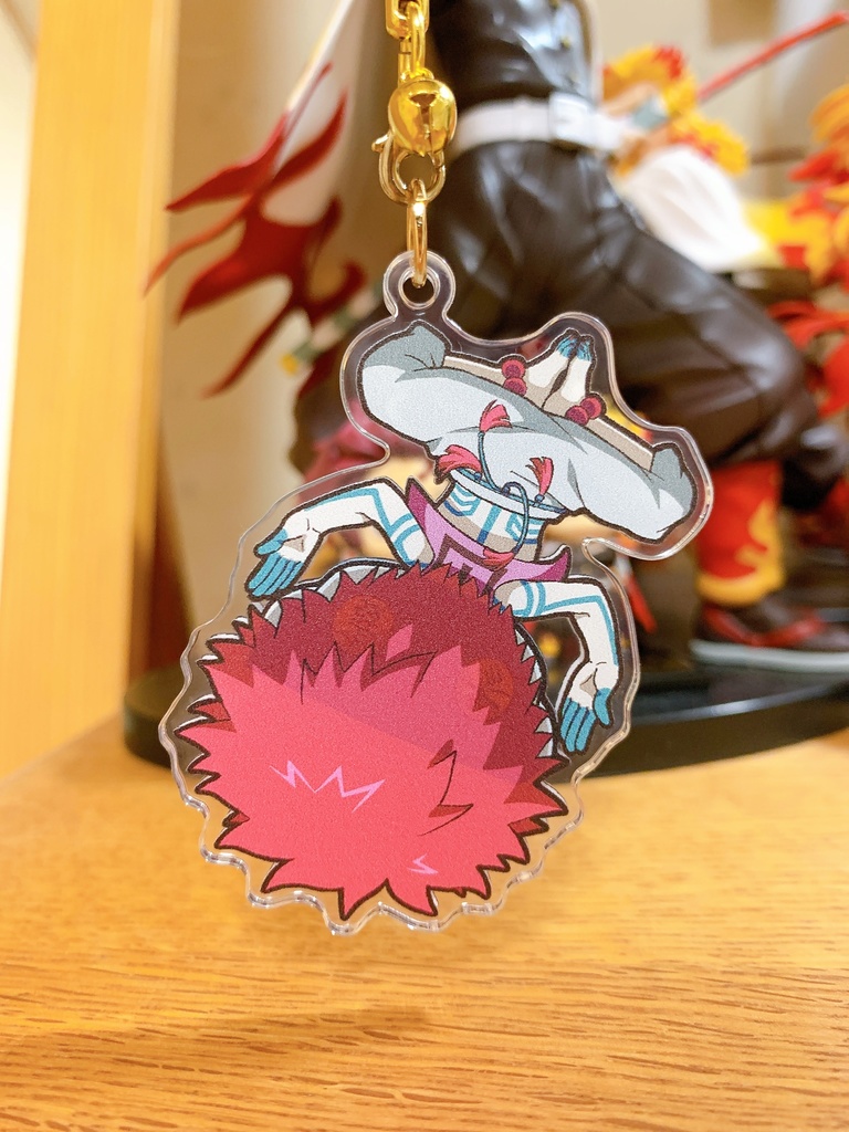 猗窩座 メタリックアクリルキーホルダー 定期購読者限定 プレゼント 猗窩座 メタリックアクリルキーホルダー 定期購読者限定 プレゼント