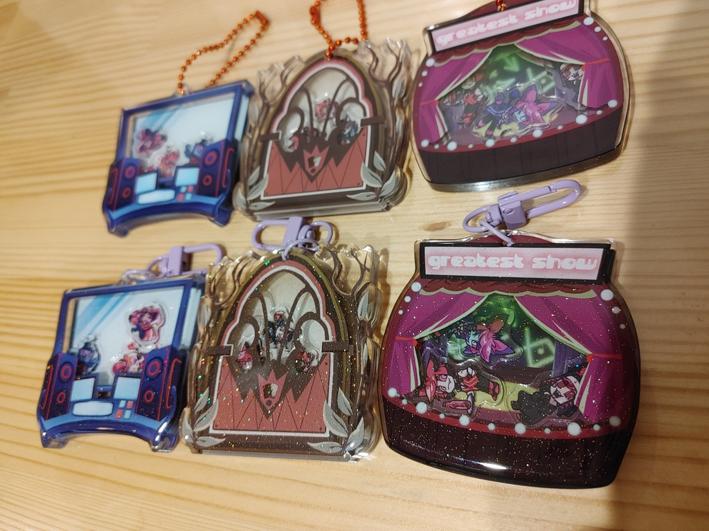 シャカシャカアクリルキーホルダー