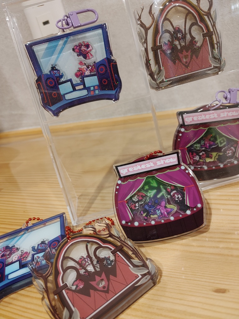 シャカシャカアクリルキーホルダー