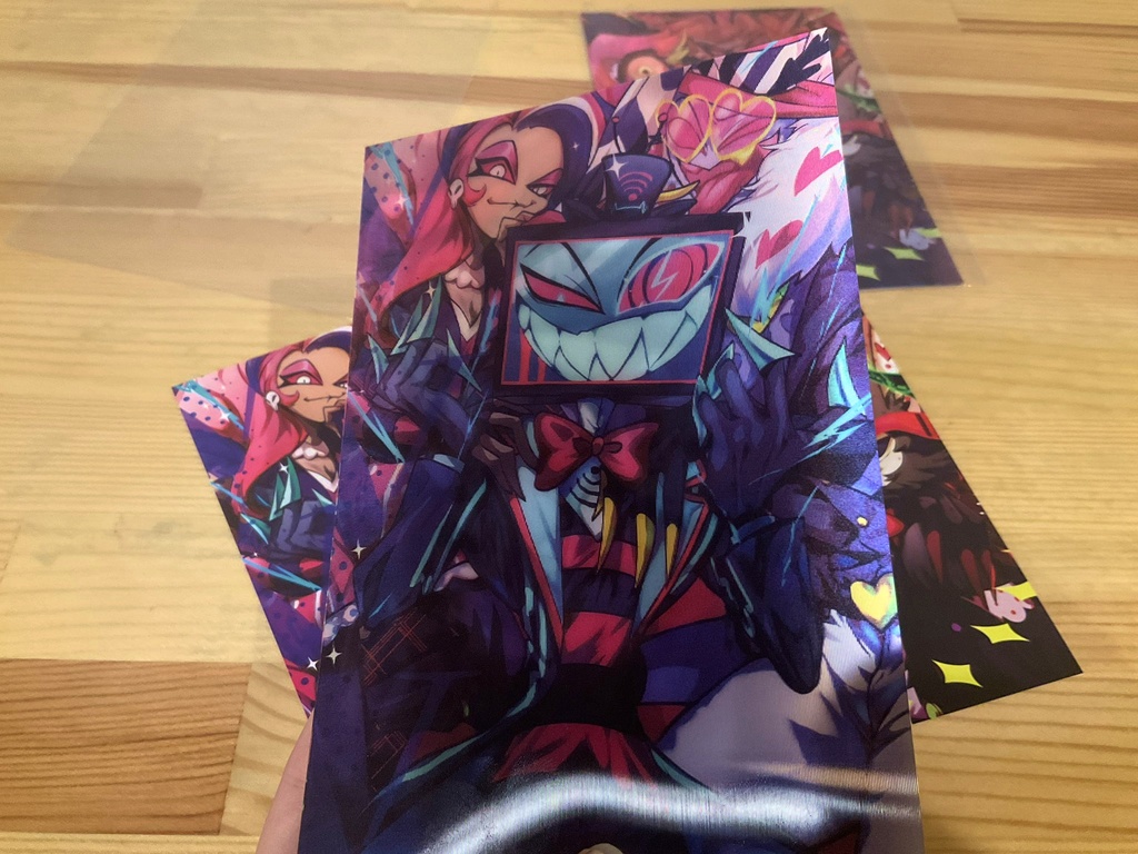 レンチキュラー印刷ポストカード