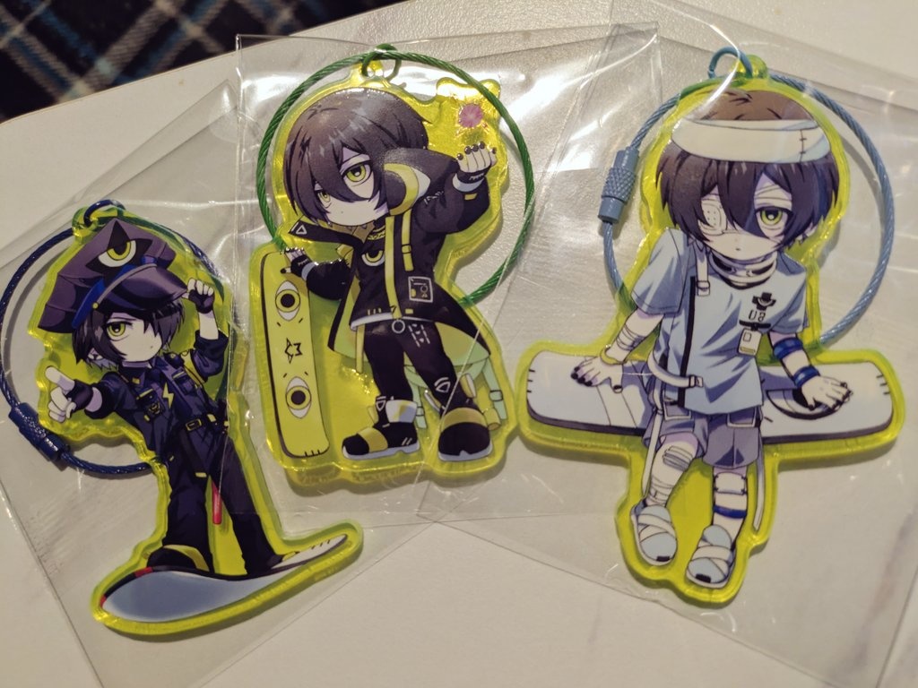 3種の零夜アクキー